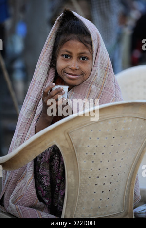 Indian girl portrait Banque D'Images