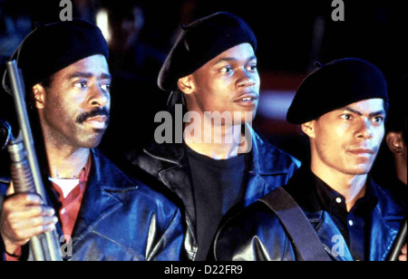 Panther Panther Bobby Seale (Courtney B. Vance), Tyrone (Bokeem Woodbine), Huey Newton (Marcus Chong) *** légende locale *** Banque D'Images