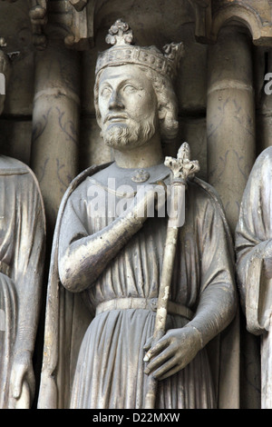 Le roi Salomon, Saint Germain-l'Auxerrois, église, Paris Banque D'Images