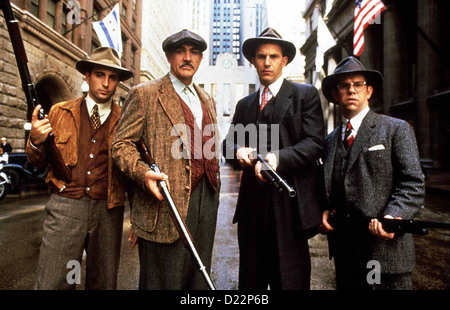 Die Unbestechlichen intouchables, V.L. Andy Garcia, Sean Connery, Kevin Costner, Martin Smith Unbestechlichen machen Die Jagd Banque D'Images