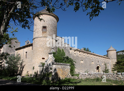 Château de Javon près de Lioux dans la Haute-Provence, France Banque D'Images