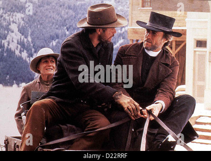 Pale Rider - Der Namenlose Reiter Pale Rider ?, Michael Moriarty, Clint Eastwood Ein namenloser Reiter (Clint Eastwood) im Banque D'Images