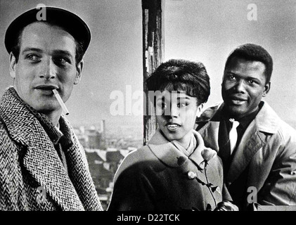 Paris Blues Paris Blues Paul Newman, Diahann Carroll, Sidney Poitier Die Jazz-Musiker Ram Bowen (Paul Newman,l) und Eddie Banque D'Images