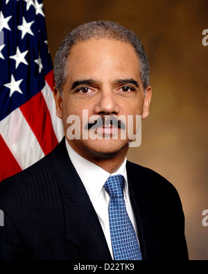 Procureur général des États-Unis, Eric Holder Banque D'Images