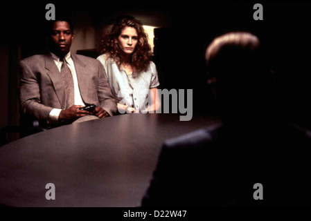 Die Akte Pelican Brief, le Grantham (Denzel Washington) und Darby (Julia Roberts) *** légende locale *** 1993 clips 04/97 WB , Banque D'Images