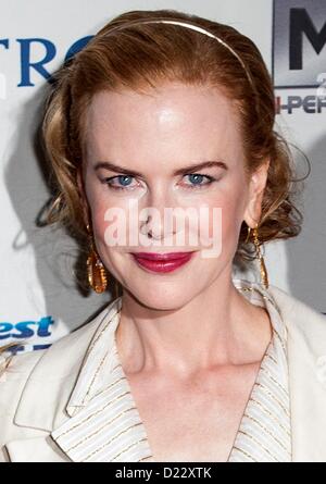 Nicole Kidman lors d'une apparition publique pour l'or répond aux Golden Celebration de Hollywood et l'industrie du sport, nouveau fleuron de l'Équinoxe, Los Angeles, CA, 12 janvier 2013. Photo par : Emiley Schweich/Everett Collection/Alamy Live News Banque D'Images