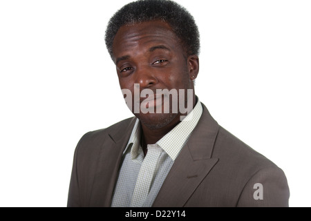 Portrait of a man in suit Banque D'Images
