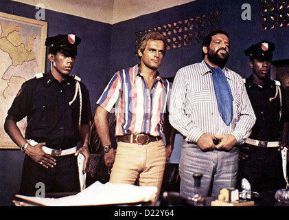 Himmelhunde Zwei Auf dem Weg zur Hoelle Piu Forte Ragazzi ! Terence Hill, Bud Spencer Mit dem Scheck votre Auftraggebers Banque D'Images