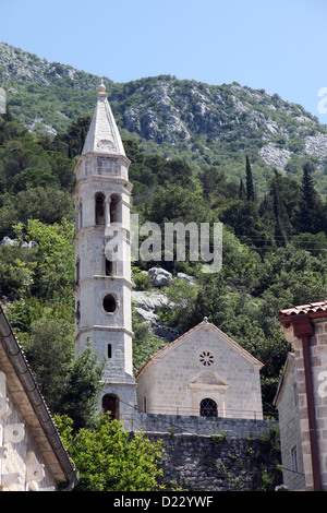 Église Notre Dame du Rosaire, Perast, Monténégro Banque D'Images