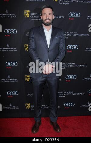 12 janvier 2013 - Los Angeles, Californie, États-Unis - Ben Affleck assiste à la BAFTA Los Angeles 2013 Saison des prix Tea Party le 12 janvier 2013 à Four Seasons Hotel Los Angeles, CA.USA.(Image Crédit : Crédit : TLeopold ZUMAPRESS.com/Alamy/Photos/Globe Live News) Banque D'Images