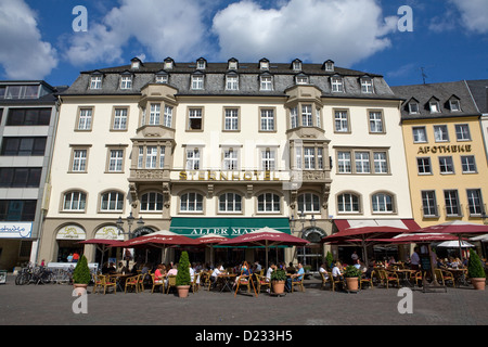 Bonn, Allemagne, sur Marktplatz star hotel Banque D'Images