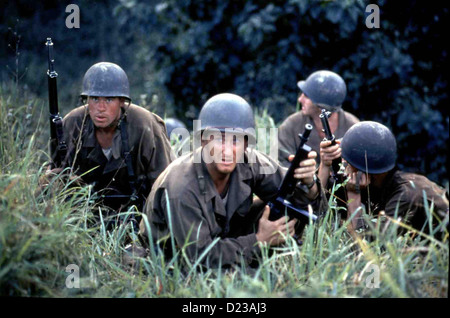 Der Schmale Grat Thin Red Line, le Sean Penn (2vl) *** légende locale *** 1998 20th Century Fox Banque D'Images