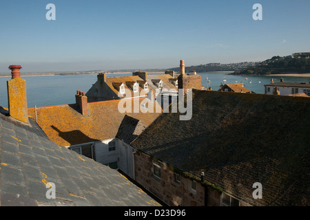 Vue sur rofftobe à St Ives, Cornwall Banque D'Images