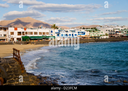 Front de Mer, Playa Blanca, Lanzarote, îles Canaries, Espagne Banque D'Images