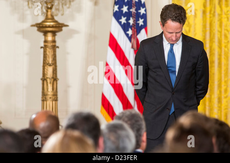 Secrétaire au Trésor Timothy Geithner. Banque D'Images