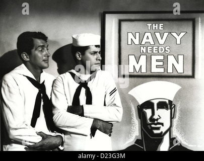 Seemann Pass auf ! Sailor Beware Dean Martin, Jerry Lewis Al Crowthers (Dean Martin), Melvin Jones (Jerry Lewis) *** Les Banque D'Images