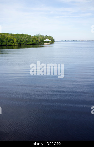 Réserve écologique de Four Mile Cove, Cape Coral, Florida, USA Banque D'Images