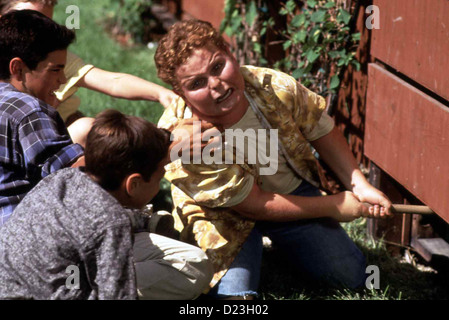 Herkules und die Sandlot-Kids Sandlot, Mike Vitar, Marty York, Patrick Renna Der Nachbarsjunge Benny (Mike Vitar,l) macht es Banque D'Images