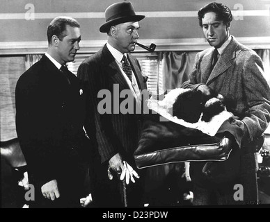 Sherlock Holmes : Verhaengnisvolle Reise Sherlock Holmes à Washington Gavin Muir, Nigel Bruce, Basil Rathbone Sherlock Holmes Banque D'Images