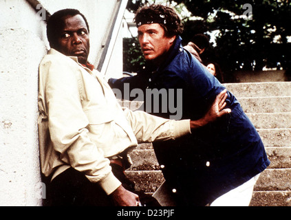 Moerderischer Vorsprung tirer pour tuer Sidney Poitier, Tom Berenger *** *** Légende Locale 1988 -- Banque D'Images