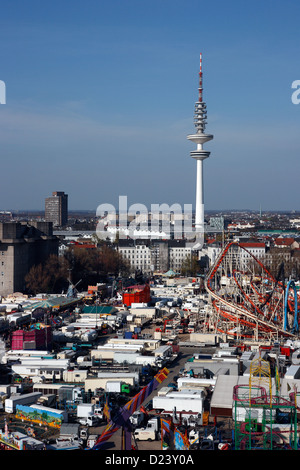 Hambourg, Allemagne, aperçu de la cathédrale de Hambourg Banque D'Images