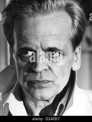 Photo non datée de l'acteur Klaus Kinski. L'excentrique et méchant film allemand est internationalement connue. Il est né le 18 octobre en 1926 et est mort au 23 novembre en 1991. Banque D'Images