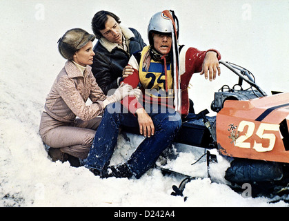 Suis Bankraub neige Monte Rosa Daniele Gaubert, Jean-Claude Killy, Cliff Potts Der Ski-Lehrer Christian Biton (Jean-Claude Banque D'Images