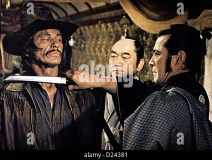 Rivalen Unter Roter Sonne Soleil Rouge Charles Bronson, Toshiro Mifune Toshiro Mifune, Kuroda (r) fordert von Link (Charles Banque D'Images