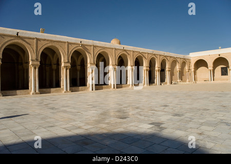 La Grande Mosquée de Sidi Oqba à Kairouan, Tunisie, Banque D'Images