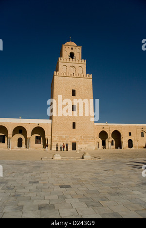 La Grande Mosquée de Sidi Oqba à Kairouan, Tunisie, Banque D'Images