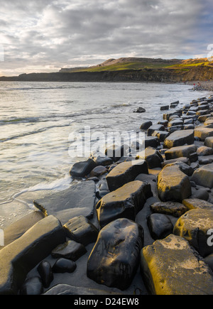 Côte Jurassique Kimmeridge Bay Dorset UK Banque D'Images