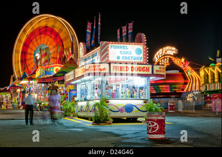 Attractions du Maryland State Fair, MD Timonium Banque D'Images