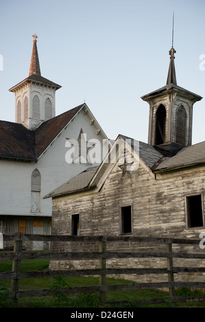 PA Star Barn à Middletown PA Banque D'Images