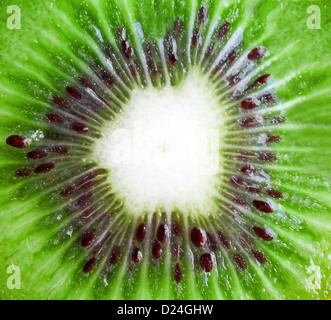 Photo macro de kiwi Banque D'Images