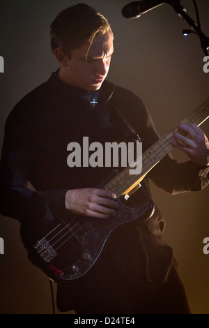 Milan, Italie 02décembre 2012 - Le XX live au music club l'Alcatraz Banque D'Images