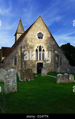 L'église St Thomas Becket à Warblington, Emsworth Banque D'Images