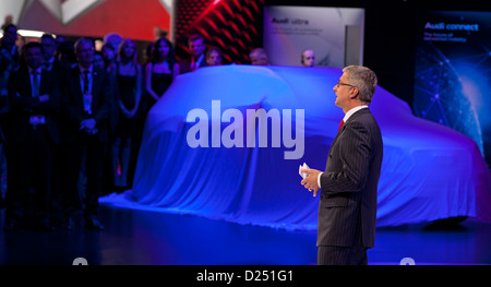 2013 North American International Auto Show, Detroit, Michigan. Audi Rupert Stadler chef et président. Banque D'Images