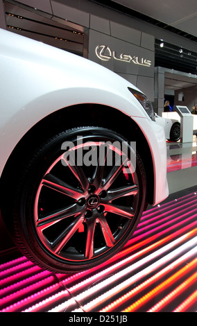 2013 North American International Auto Show, Detroit, Michigan. Affichage de Lexus. Banque D'Images