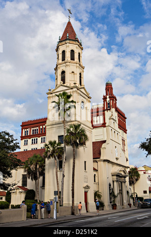 Basilique Cathédrale de Saint Augustin à Saint Augustine, en Floride. Banque D'Images