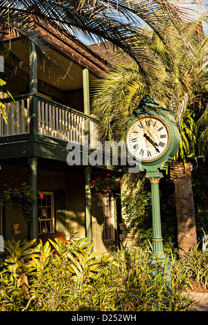 Vieille maison dans le quartier historique de Saint Augustine, en Floride. St Augustine est la plus ancienne ville d'Amérique. Banque D'Images