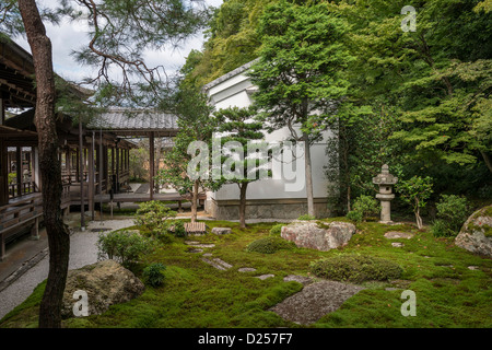 Hojo jardins dans le complexe du Temple Nanzenji, Kyoto Japon Banque D'Images