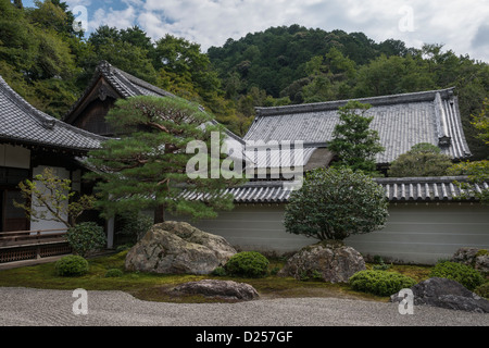 Hojo jardins dans le complexe du Temple Nanzenji, Kyoto Japon Banque D'Images