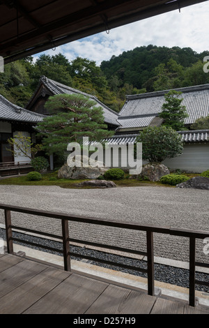 Hojo jardins dans le complexe du Temple Nanzenji, Kyoto Japon Banque D'Images