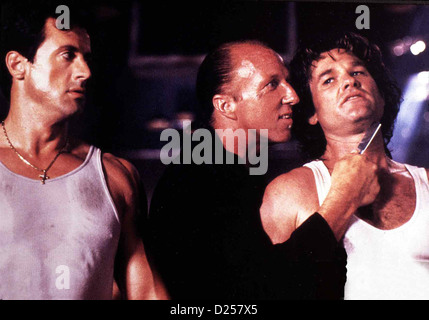 Tango & Cash Tango & Cash Sylvester Stallone, James Hong, Kurt Russell Gemeinsam versuchen Tango (Sylvester Stallone) und Banque D'Images