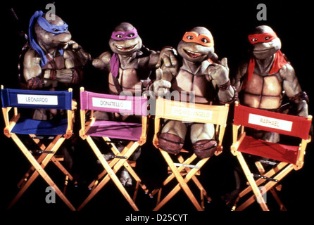 Turtles II - Das Geheimnis Des suintements Teenage Mutant Ninja Turtles Ii : Sec tortues meurent finden sich wieder zusammen, um dem Banque D'Images