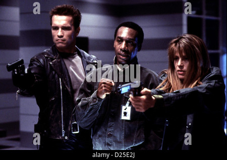 Terminator II - Tag der Abrechnung Terminator 2 : Judgment Day Arnold Schwarzenegger, Joe Morton, Linda Hamilton Sarah (Linda Banque D'Images