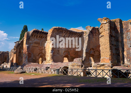 La Villa d'Hadrien ( Villa Adriana ) construites au cours de la deuxième et troisième décennies du 2e siècle, Tivoli, Italie. Un monde de l'UNESCO Banque D'Images