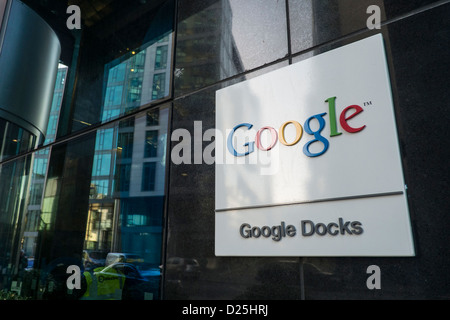 Le siège européen de Google building docklands Dublin, République d'Irlande Banque D'Images