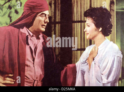 Tombouctou Tombouctou Victor mature, Yvonne de Carlo Mike (Victor mature) verliebt sich ausgerechnet dans Die Frau des Banque D'Images