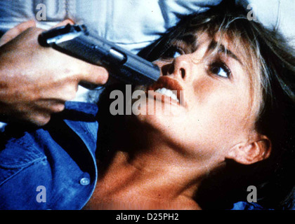 Patsy Kensit Total Hard Terminator Eddie Kay Als eines Tages ein genre rettet, wird er anschliessend von gewalttaetigen Banque D'Images